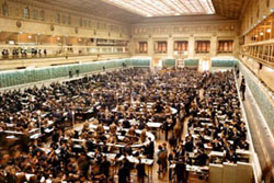 Floor trading in the 1960s Floor trading in the 1960s